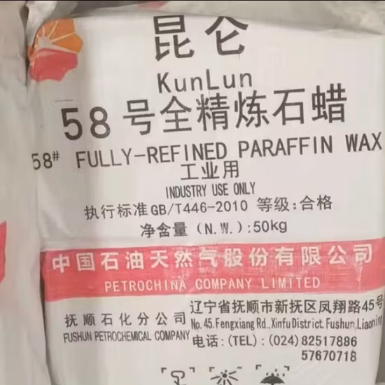 58# Fully Refined Paraffin Wax Industrial Use/Candle Making