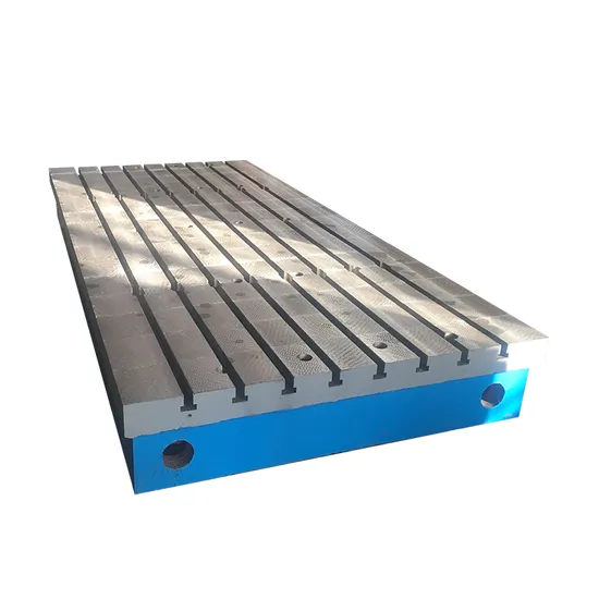 Milling Cast Iron Lapping Surface Equipment Bed Plate with T