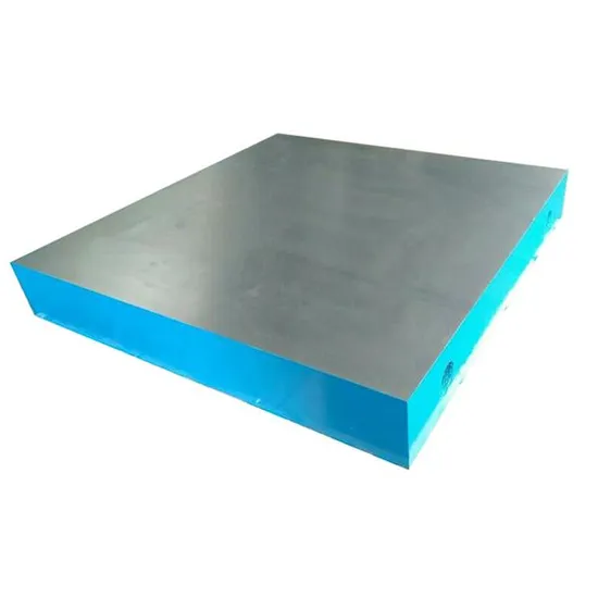 Grinding Surface Machining Part T Slots Cast Iron Lapping Plates 