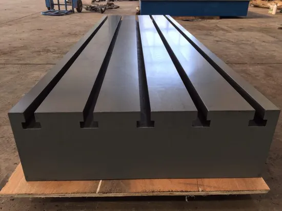 China Factory Hot Selling Cast Iron Lapping Bed Surface Mounting Plate for Best Price 