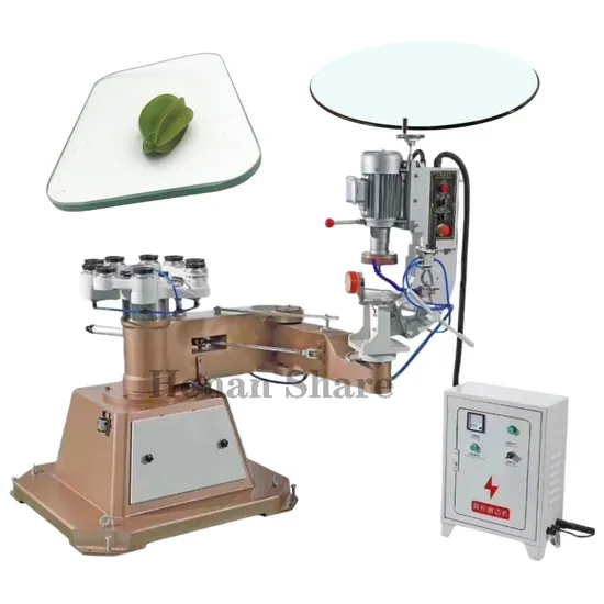 Multifunctional Grinding Edging Machinery Automatic Irregular Glass Polishing Bevelling Machine 