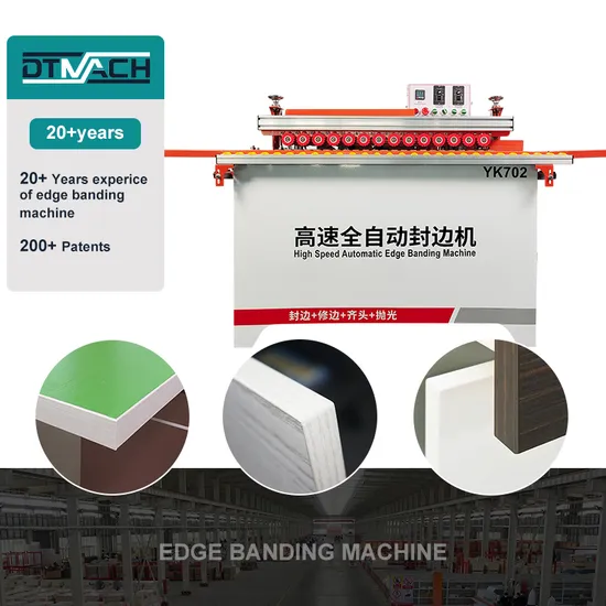 Full Small Automatic Edge Banding Machine Multifunctional with Gluing Trimming Polishing 