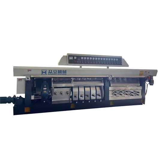 Automatic Stone Straight Round Edge Polishing Grinding Machine for Processing Marble Granite Quartz, Multifunctional Polisher, Beveling Machinery Price for Sale 