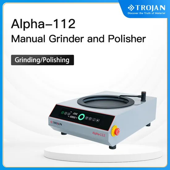 High Quality Multifunctional Vibration Polishing Machine Line Alpha 112 Metallographic Sample Grinding Polishing Machine 